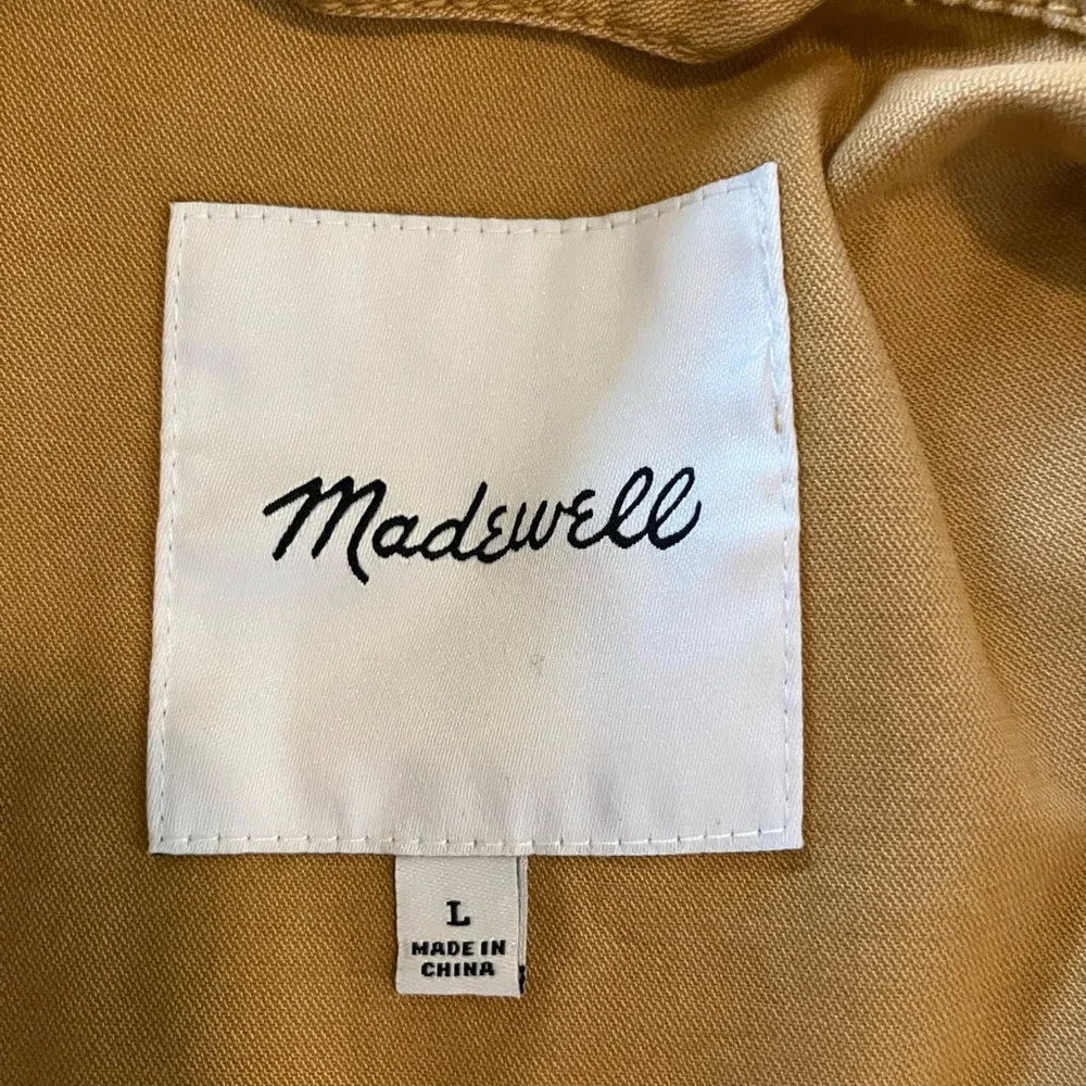 Madewell Women's Northwood Sahara Sand Jacket, size L, 100% cotton - Picture 3 of 4